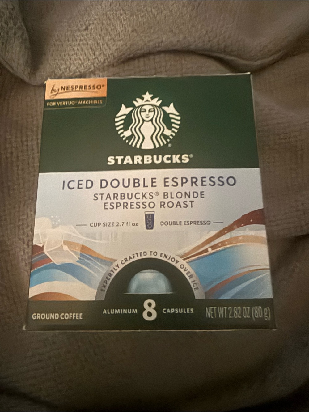 Nespresso Starbucks Blonde Espresso Roast capsules for vertuo machine